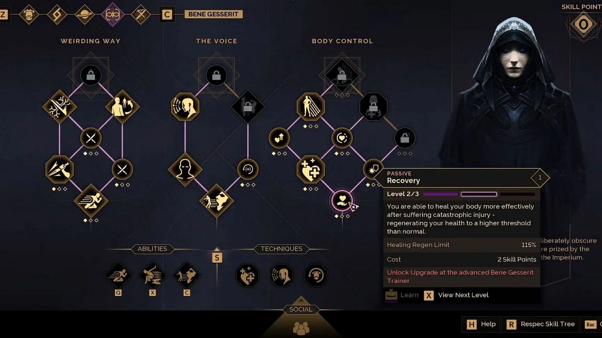 Being a Bene Gesserit sure has its perks (Image via Funcom)